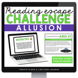 ALLUSION DIGITAL ACTIVITY READING ESCAPE CHALLENGE