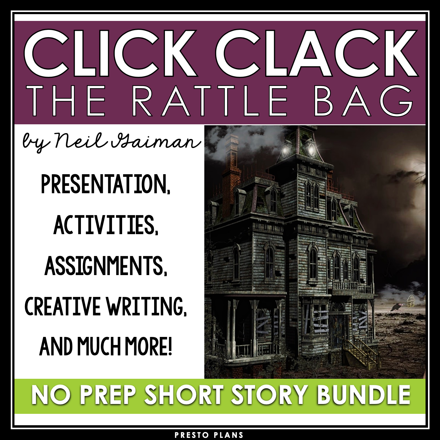 Click Clack Rattleback CLICK CLACK THE RATTLEBAG BY NEIL GAIMAN – Presto Plans