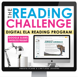 Reading Challenge Digital Program - Reading Lessons & Escape Room Games