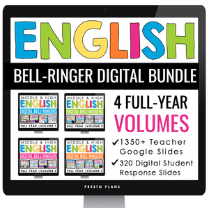 ENGLISH BELL RINGERS DIGITAL BUNDLE FOR GOOGLE SLIDES - ALL VOLUMES