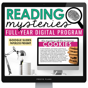 Reading Mysteries Program - Full Year Close Reading ELA Activities - Digital