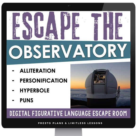 DIGITAL FIGURATIVE LANGUAGE ESCAPE ROOM (OBSERVATORY)