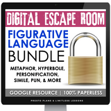 DIGITAL FIGURATIVE LANGUAGE ESCAPE ROOM BUNDLE