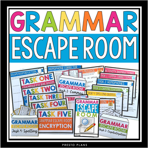 GRAMMAR ESCAPE ROOM ACTIVITY