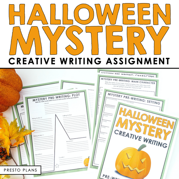 HALLOWEEN WRITING ACTIVITY: MYSTERY WRITING