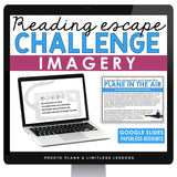 Imagery Introduction & Sensory Details Escape Room Reading Digital Activity