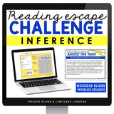 INFERENCE DIGITAL ACTIVITY READING ESCAPE CHALLENGE