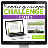 IRONY DIGITAL ACTIVITY READING ESCAPE CHALLENGE