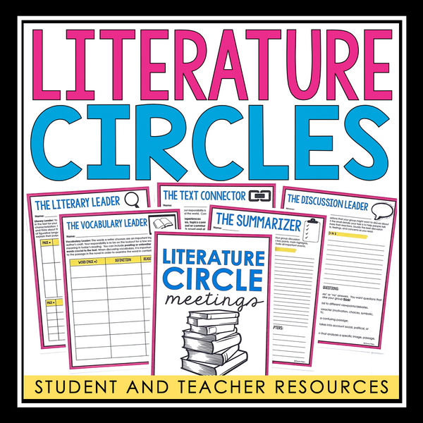 Literature Circles - Book Club Forms, Roles Assignments, and Reading Activities