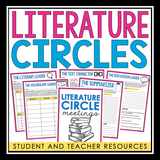 Literature Circles - Book Club Forms, Roles Assignments, and Reading Activities