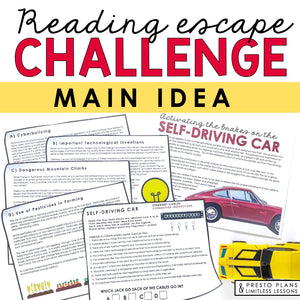 Main Idea and Supporting Details Presentation & Nonfiction Reading Activity