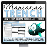DIGITAL NONFICTION ARTICLE AND ACTIVITIES INFORMATIONAL TEXT: MARIANAS TRENCH