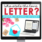 Valentine's Day Close Reading Mystery Digital Activity - Stolen Love Letter