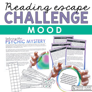 MOOD ACTIVITY INTERACTIVE READING CHALLENGE ESCAPE
