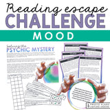 Mood Literary Device Presentation and Fiction Escape Room Reading Activity