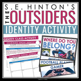 The Outsiders Activity - Analyzing the Theme of Identity in S.E. Hinton's Novel