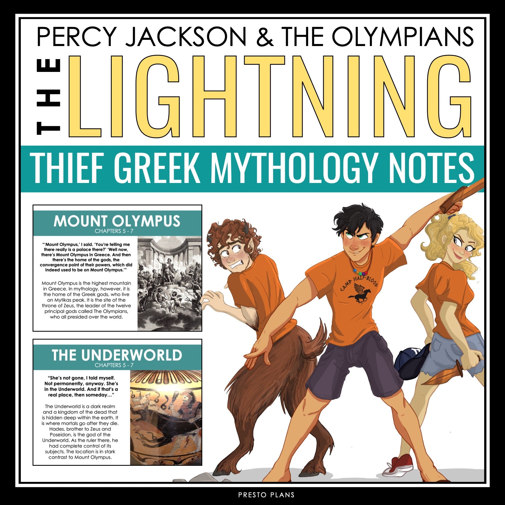 Percy Jackson And The Lightning Thief Characters