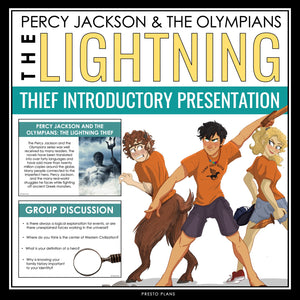 PERCY JACKSON AND THE OLYMPIANS THE LIGHTNING THIEF INTRODUCTORY PRESENTATION