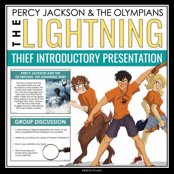 Percy Jackson and the Olympians The Lightning Thief Introduction Presentation