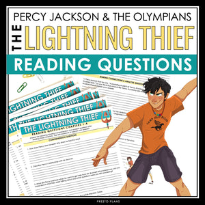 PERCY JACKSON AND THE OLYMPIANS THE LIGHTNING THIEF READING QUESTIONS