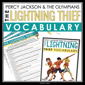 PERCY JACKSON AND THE OLYMPIANS THE LIGHTNING THIEF VOCABULARY