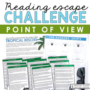 POINT OF VIEW ACTIVITY INTERACTIVE READING CHALLENGE ESCAPE