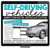 DIGITAL NONFICTION ARTICLE AND ACTIVITIES INFORMATIONAL TEXT: SELF-DRIVING CARS