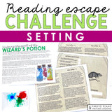 Setting of a Story Presentation & Story Element Escape Room Reading Activity