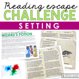 SETTING ACTIVITY INTERACTIVE READING CHALLENGE ESCAPE