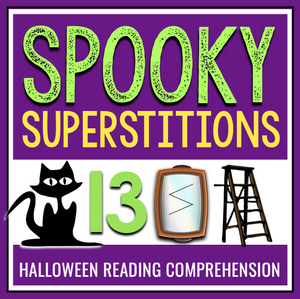 HALLOWEEN READING COMPREHENSION - SUPERSTITIONS