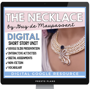 THE NECKLACE GUY DE MAUPASSANT DIGITAL SHORT STORY RESOURCES