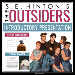 The Outsiders Introduction Presentation - Discussion, Hinton Biography, Context