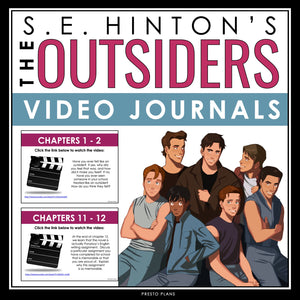 The Outsiders Writing Prompts - Video Clips and Journal Writing Topics