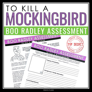 TO KILL A MOCKINGBIRD ASSIGNMENT - BOO RADLEY PSYCHIATRIC ASSESSMENT