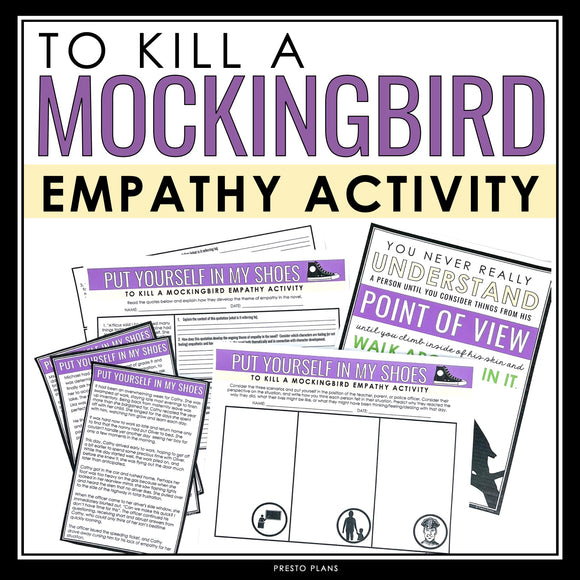 To Kill a Mockingbird Activity - Analyzing the Theme of Empathy in the Novel