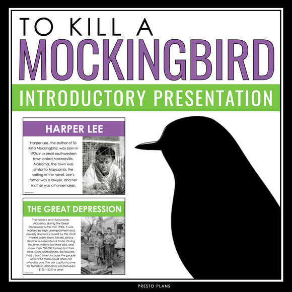 TO KILL A MOCKINGBIRD INTRODUCTION PRESENTATION