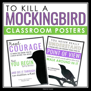 TO KILL A MOCKINGBIRD POSTERS WITH QUOTES