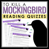 To Kill a Mockingbird  Quizzes - Chapter Reading Quizzes for Harper Lee's Novel
