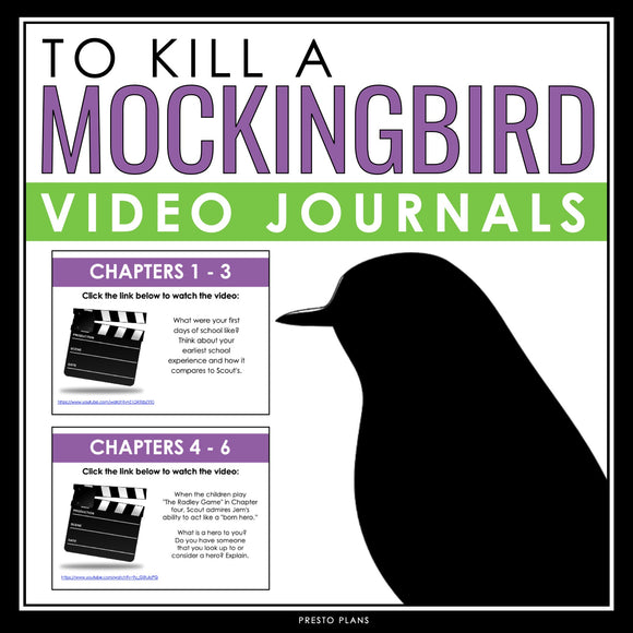 To Kill a Mockingbird Writing Prompts - Video Clips and Journal Writing Topics