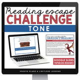TONE DIGITAL ACTIVITY READING ESCAPE CHALLENGE