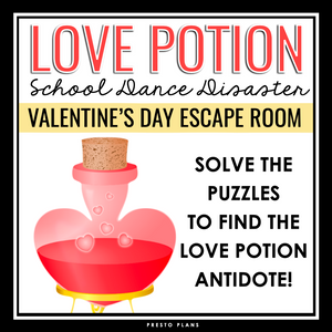 VALENTINE'S DAY ESCAPE ROOM TEAM BUILDER: LOVE POTION DISASTER