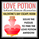 Valentine's Day Escape Room Activity - Team Builder Game Breakout - Love Potion