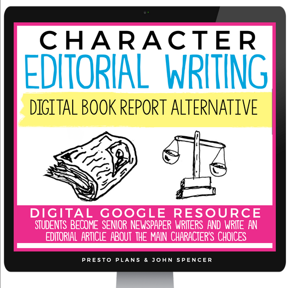 DIGITAL BOOK REPORT PROJECT FOR ANY STORY - EDITORIAL