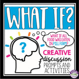 DISCUSSION PROMPTS AND ACTIVITIES: WHAT IF?