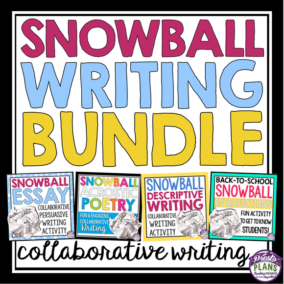 COLLABORATIVE WRITING BUNDLE: SNOWBALL WRITING