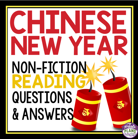 CHINESE NEW YEAR READING COMPREHENSION