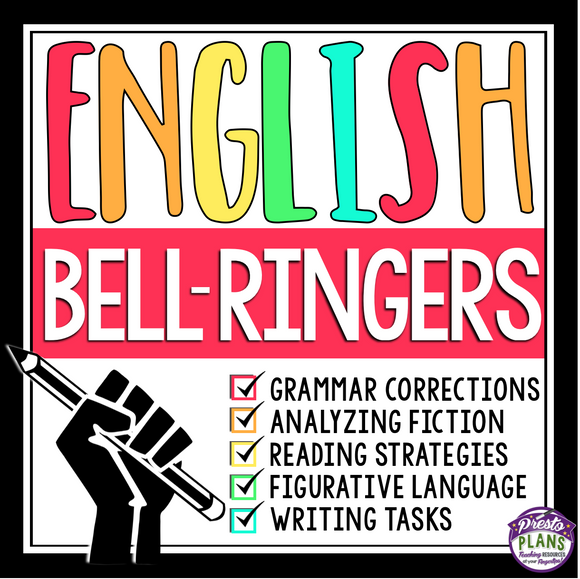 ENGLISH BELL RINGERS: GRAMMAR, READING, WRITING, & SPEAKING