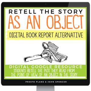 Point of View Writing Assignment - Novel Short Story Digital Book Report Project