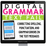 DIGITAL GRAMMAR BELL RINGERS: TEXT MESSAGES