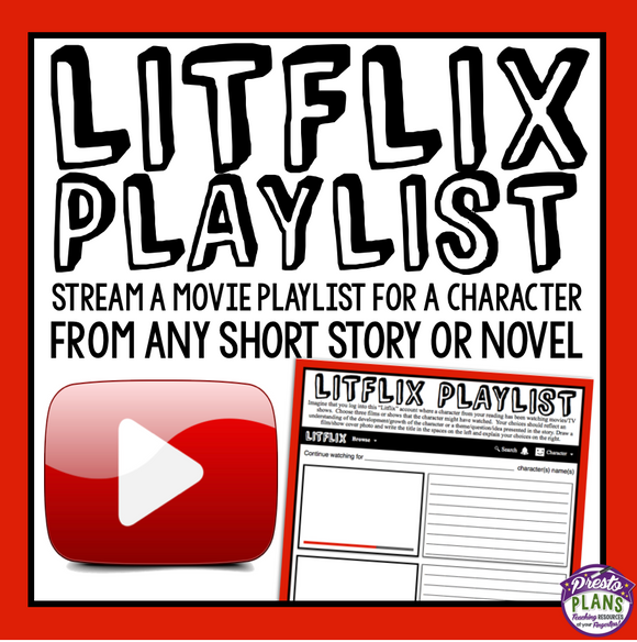 CHARACTER ASSIGNMENT FOR ANY NOVEL OR SHORT STORY - MOVIE PLAYLIST